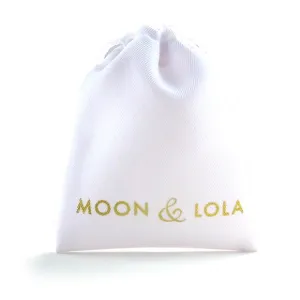 Small White Drawstring Gift Pouch (WS)