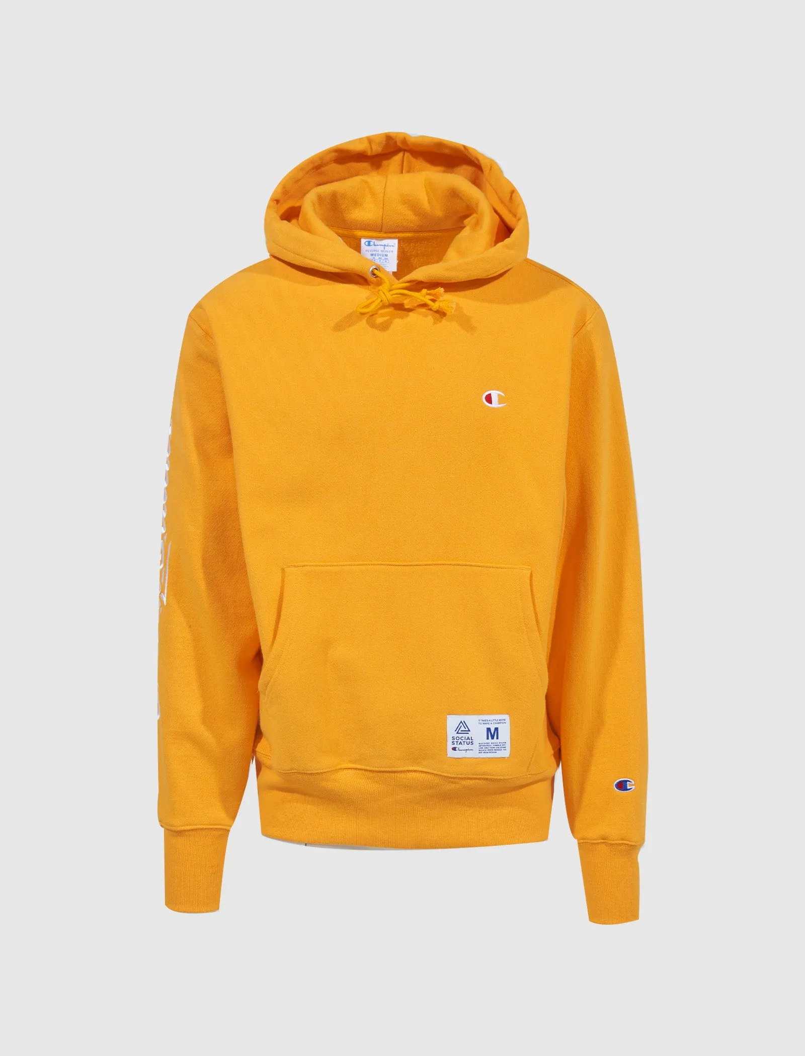SOCIAL STATUS REVERSE WEAVE PULLOVER HOODIE