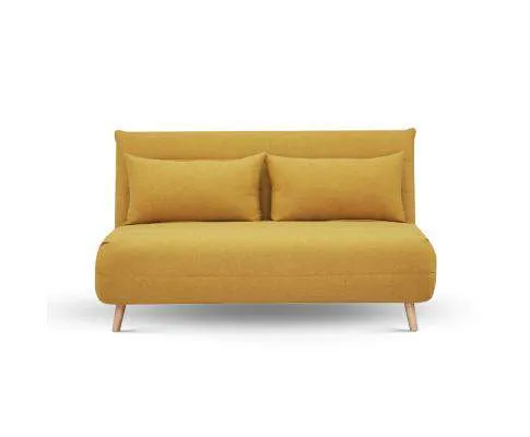 Sofa Bed Lounge Adjustable Seater Futon Couch Recliner Folding Linen Fabric