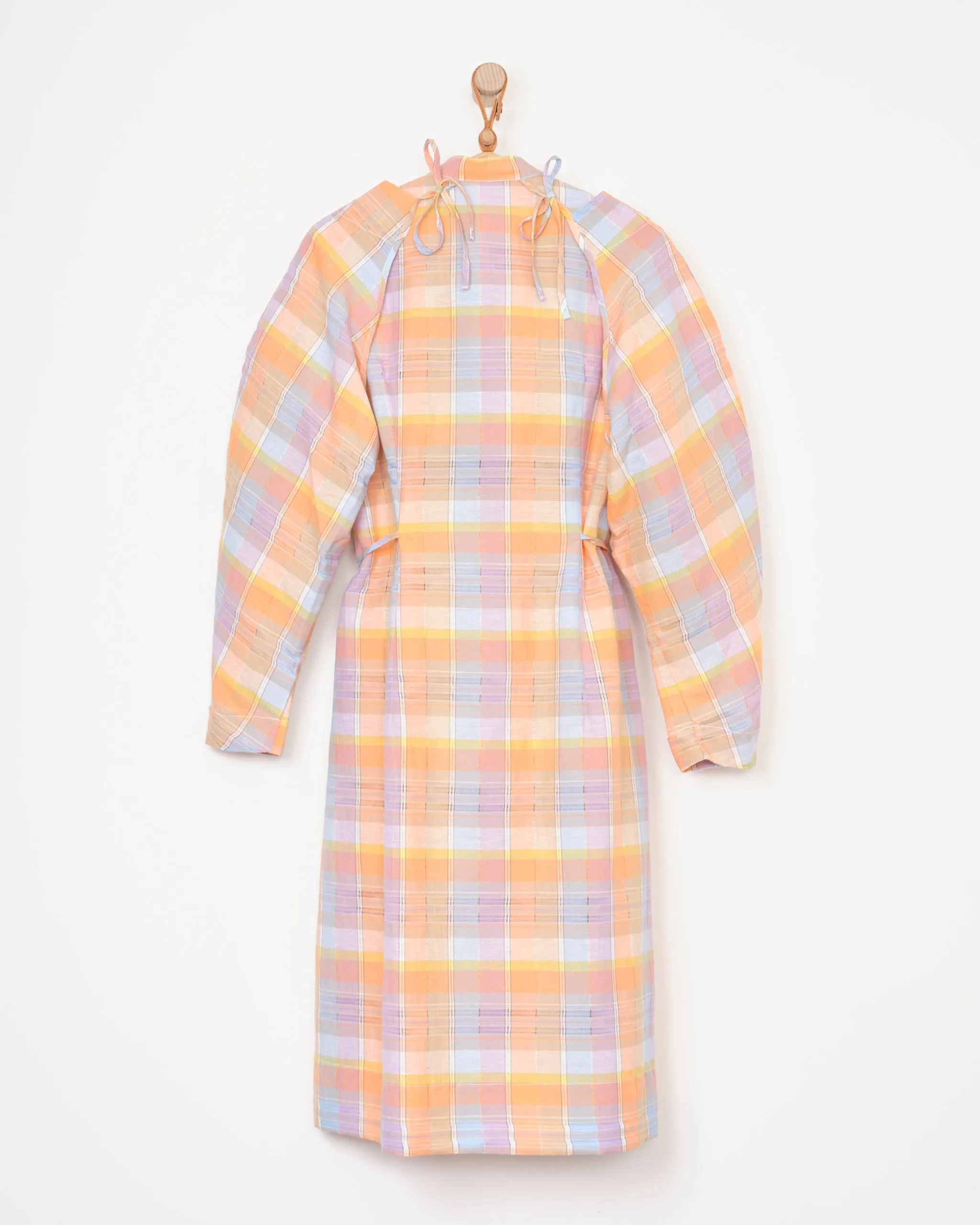Spam Dress in Multi Checks