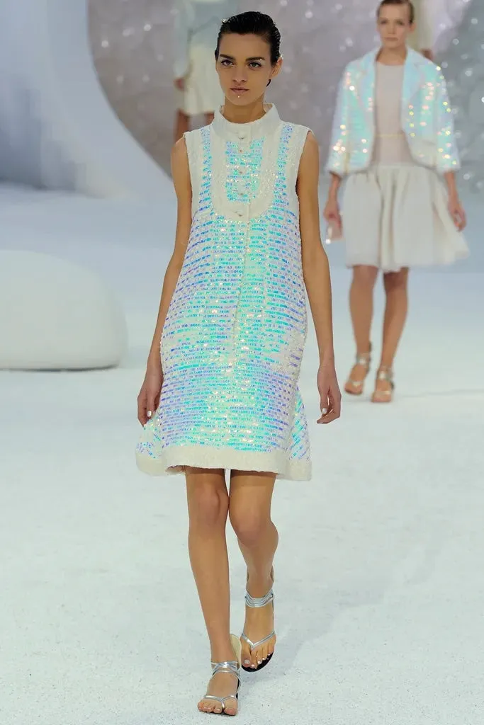 Spring 2012 Chanel by Karl Lagerfeld Runway Look 39 Sequin Mini Dress