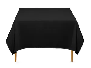SQUARE POLY LINENS | 72" x 72" - BLACK