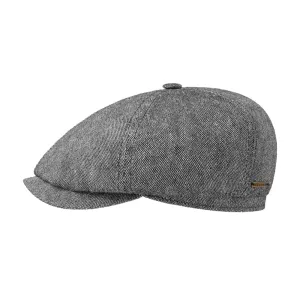 Stetson - 6-Panel Cap Linen/Cotton - Sixpence/Flat Cap - Grey