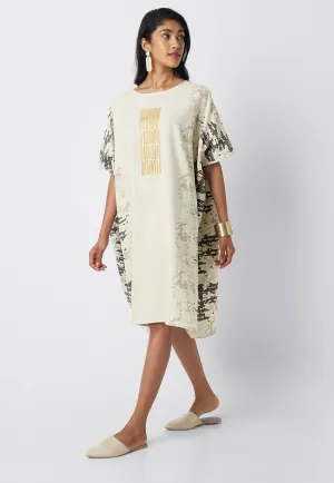 Stone Wall Splash Square Dress