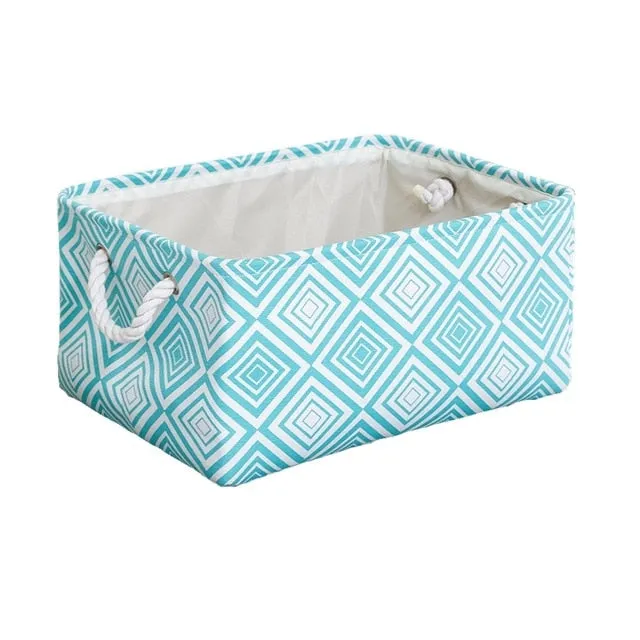 Storage Basket Foldable Linen Storage Box