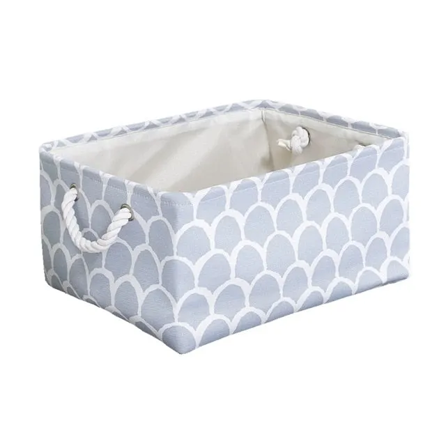 Storage Basket Foldable Linen Storage Box