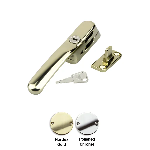 Streamline Locking Fastener - Polished Chrome