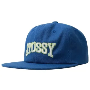 Stussy Burly Arch Snapback Cap Blue