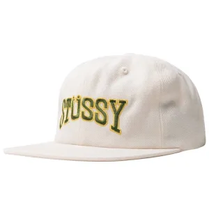 Stussy Burly Arch Snapback Cap Natural