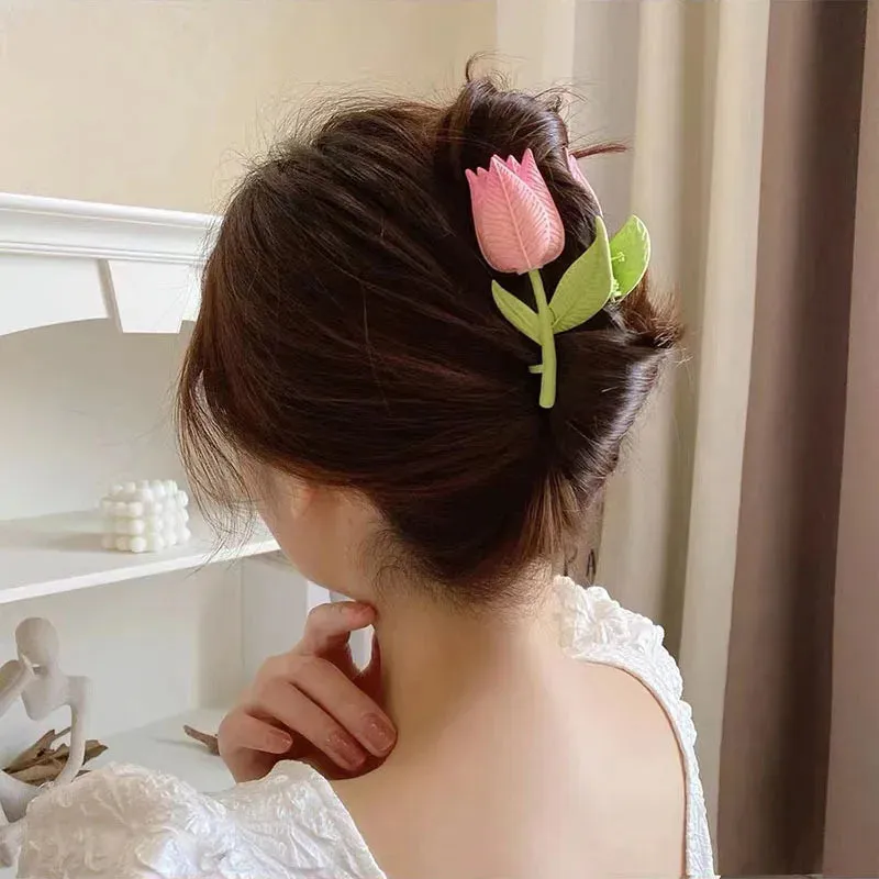 Summer Pearl Rabbit Hair Clip