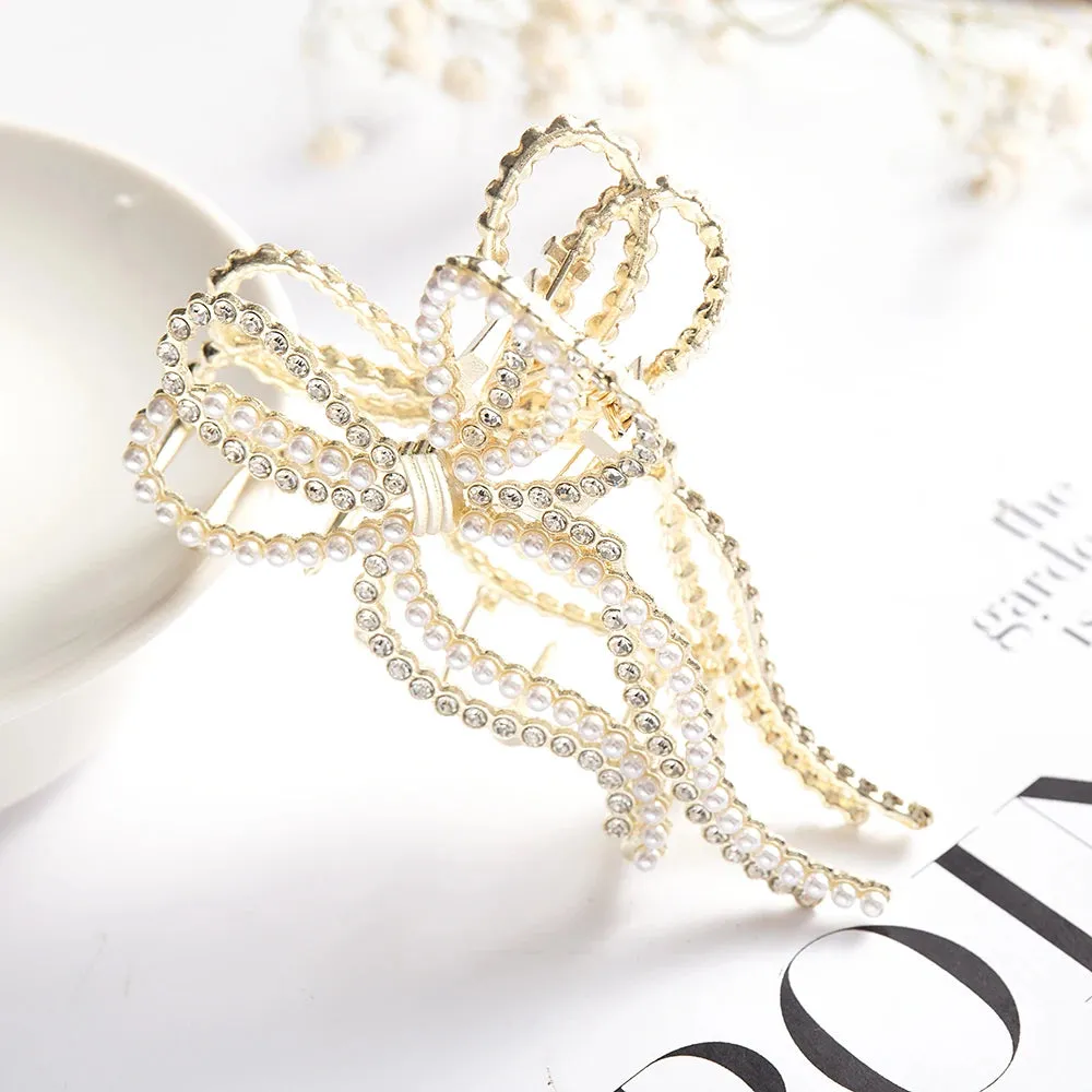 Summer Pearl Rabbit Hair Clip