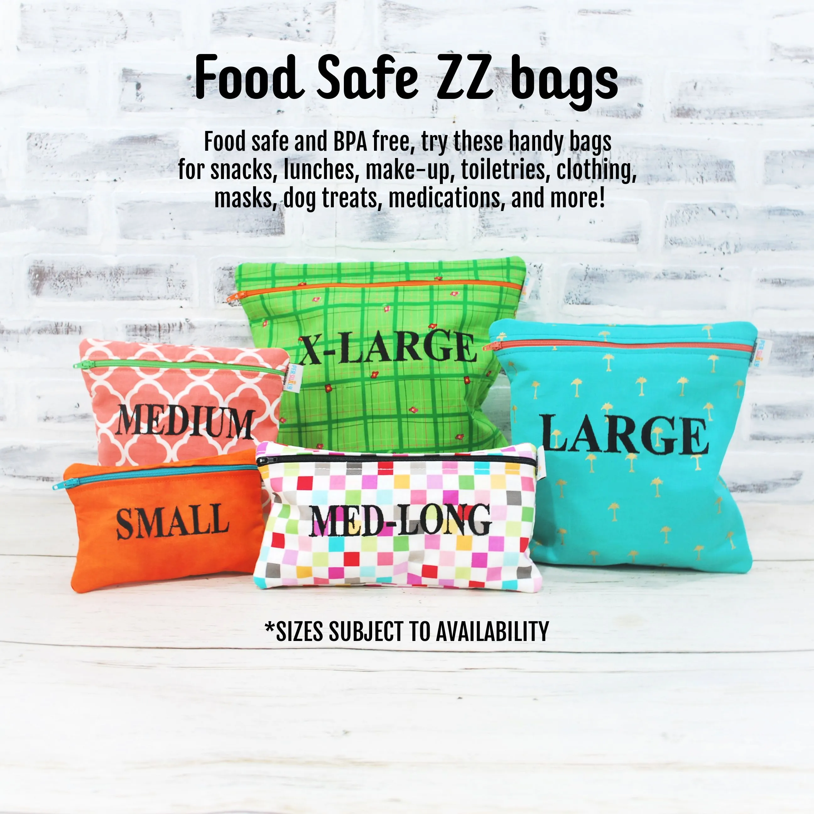 T-Rex Words Personalized Reusable Food Bag