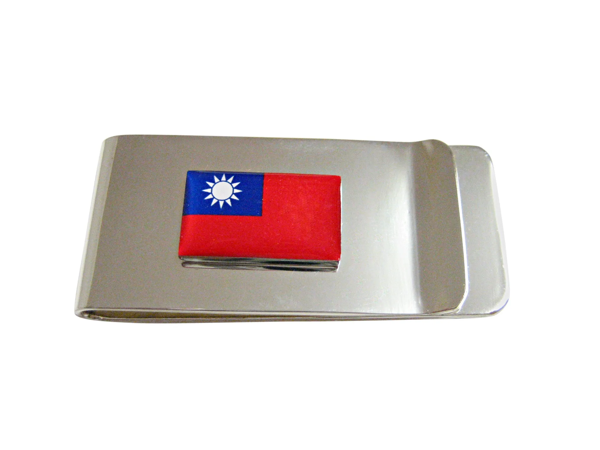 Taiwan Flag Pendant Money Clip