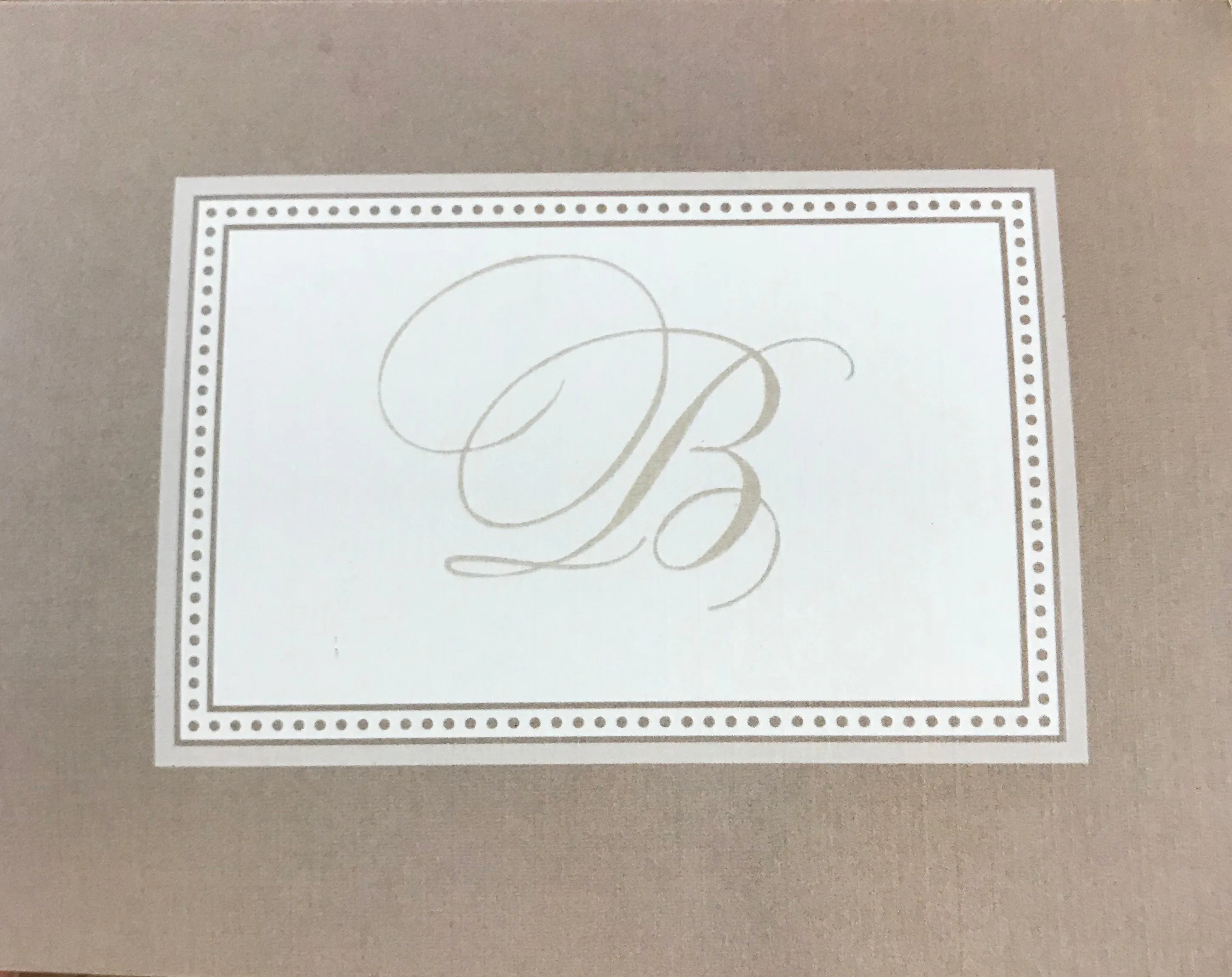 Tan Notecards
