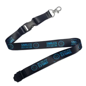 That Dude In Blue -  Smiles Per Gallon Lanyard