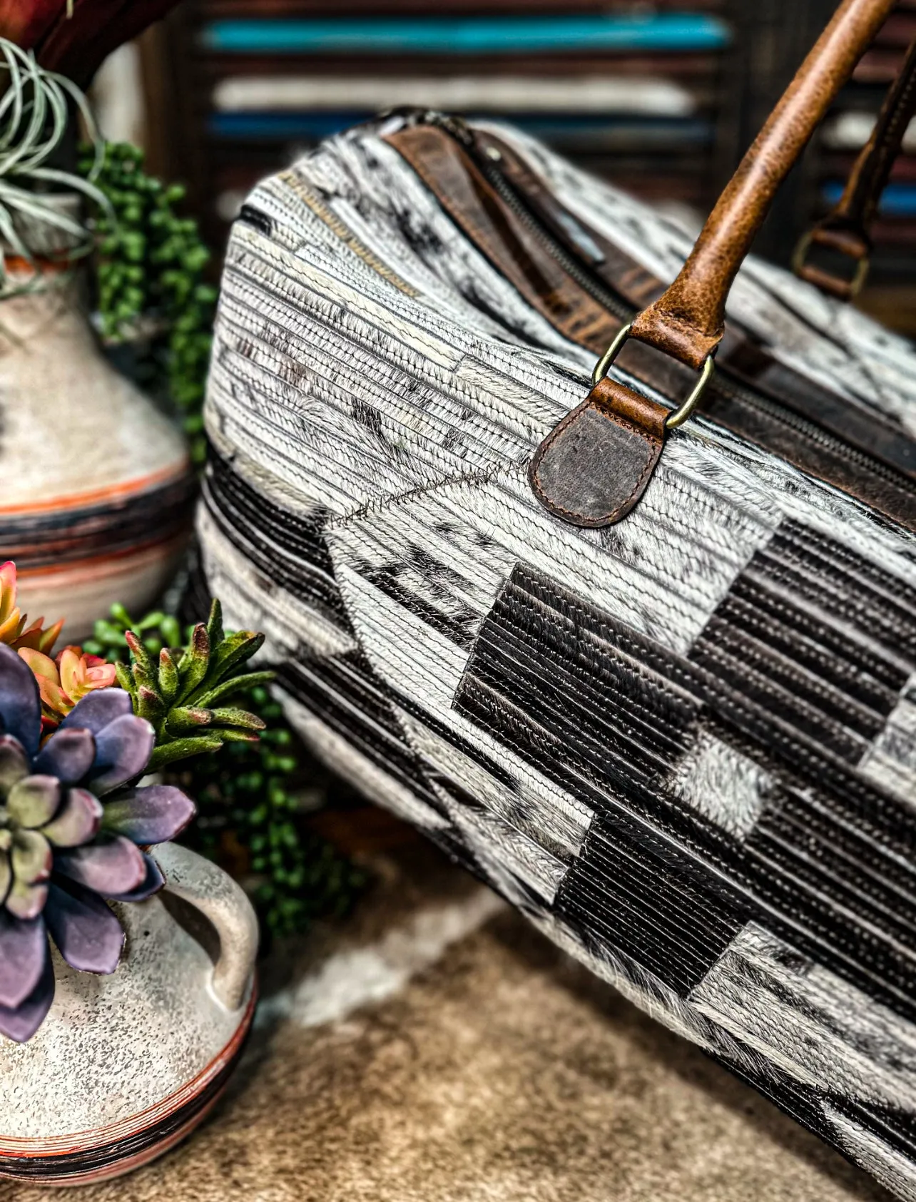 The Patchwork Duffle Bag