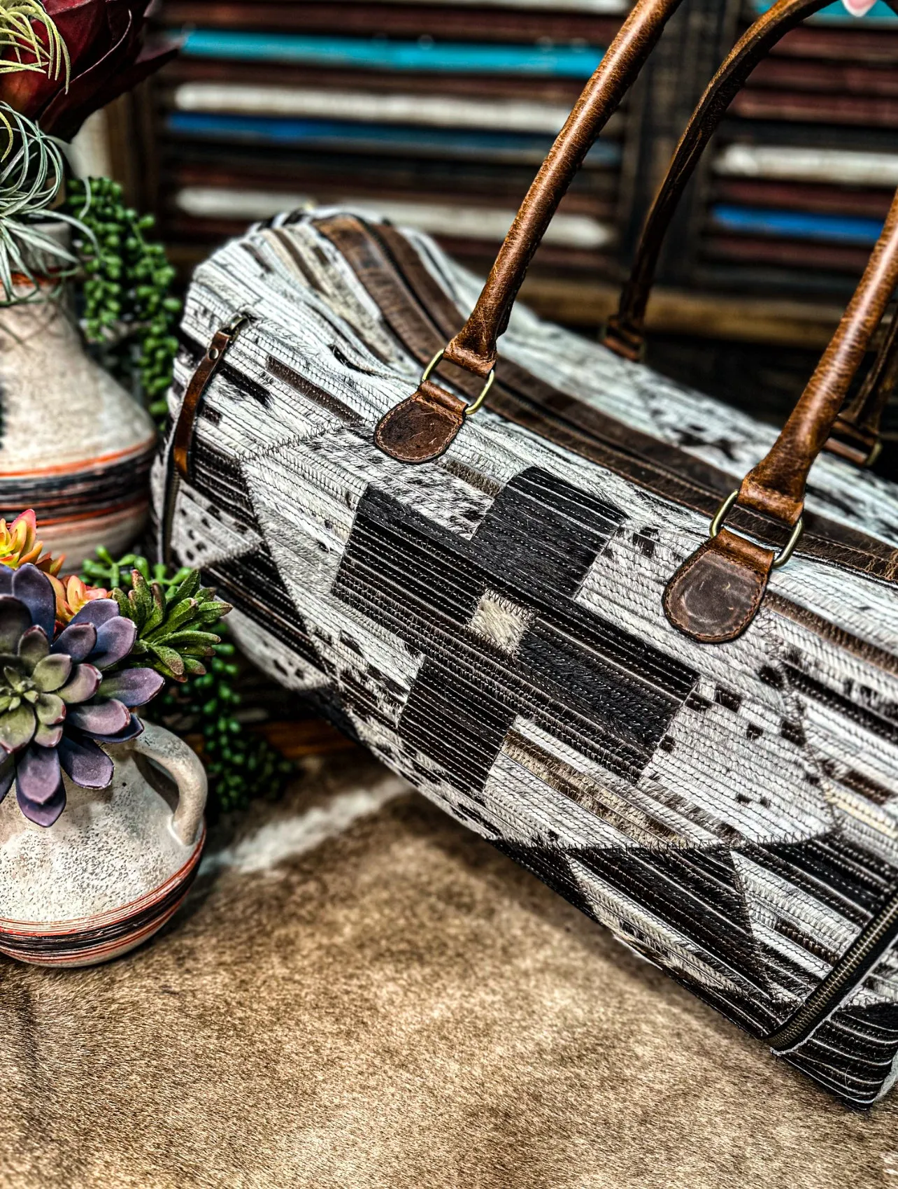 The Patchwork Duffle Bag