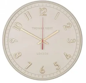 Thomas Kent 14 inch Tresco  Linen Wall Clock