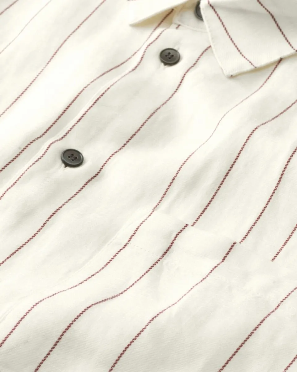Thor Cotton Linen Shirt - White