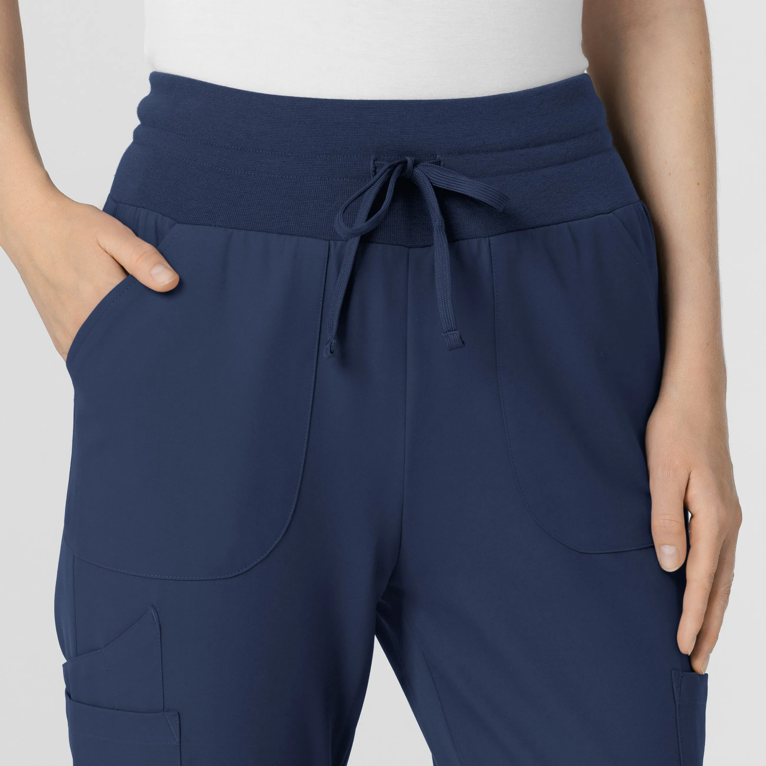 Thrive 5522 Convertible Stirrup Jogger Scrub Pants Navy