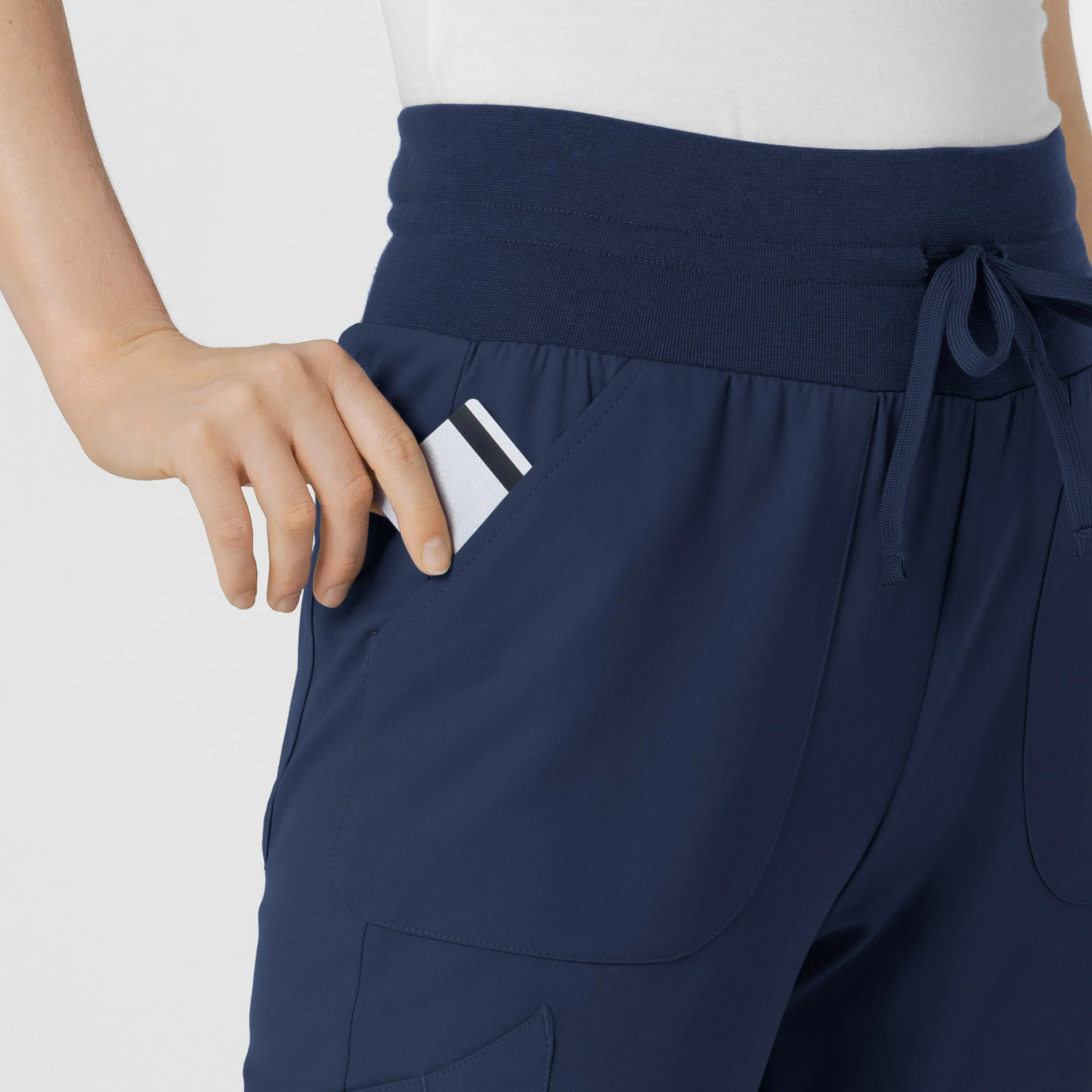 Thrive 5522 Convertible Stirrup Jogger Scrub Pants Navy