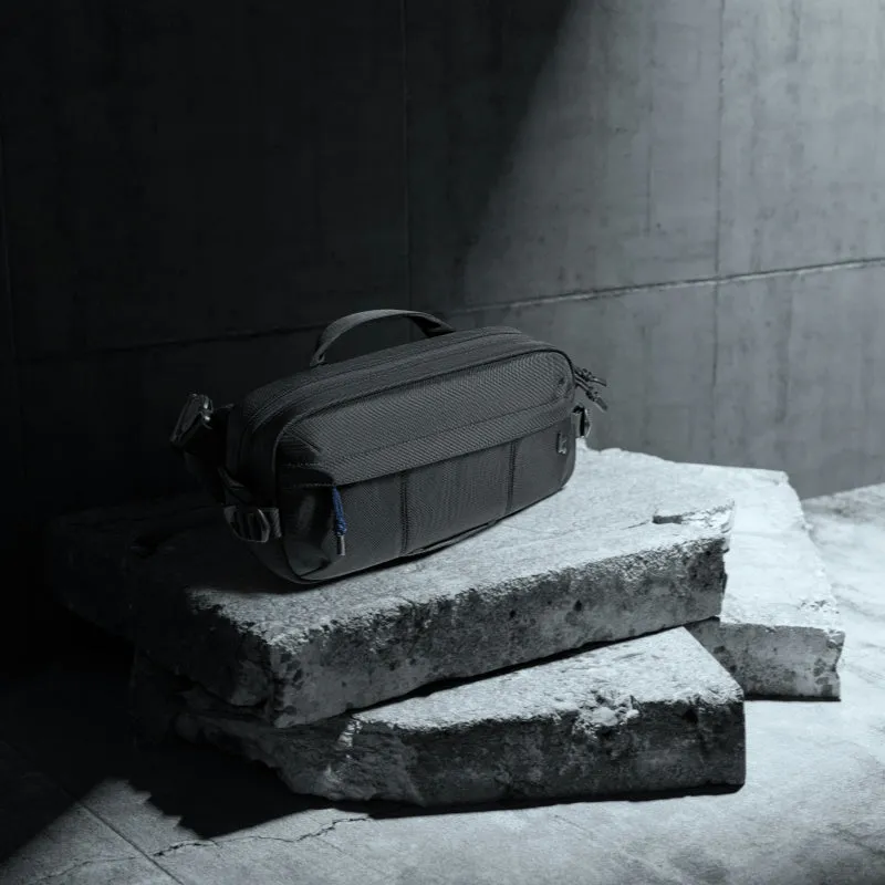 Tomtoc 5.5L Sling Bag | Water-Resistant Crossbody for Steam Deck, iPad Mini & Urban Techwear