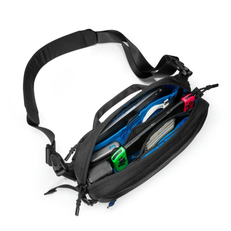 Tomtoc 5.5L Sling Bag | Water-Resistant Crossbody for Steam Deck, iPad Mini & Urban Techwear