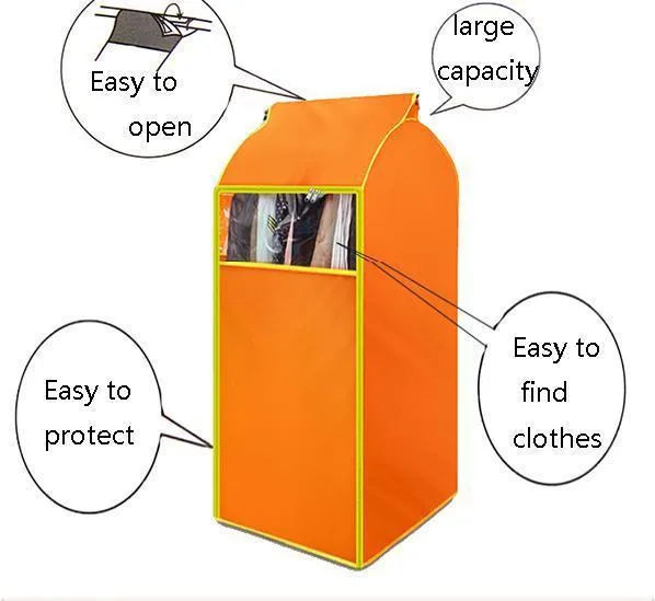 Transparent big Dust-proof clothes bag