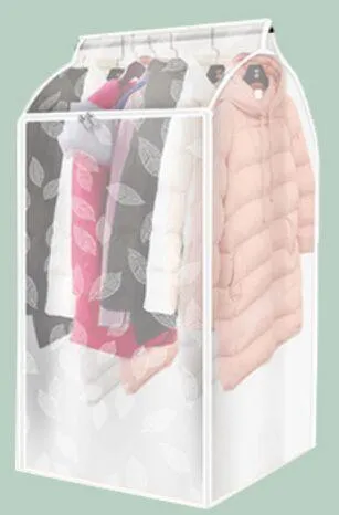 Transparent big Dust-proof clothes bag