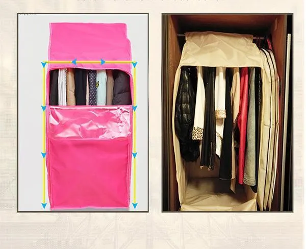 Transparent big Dust-proof clothes bag