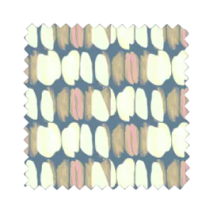 Tulips Blue Fabric