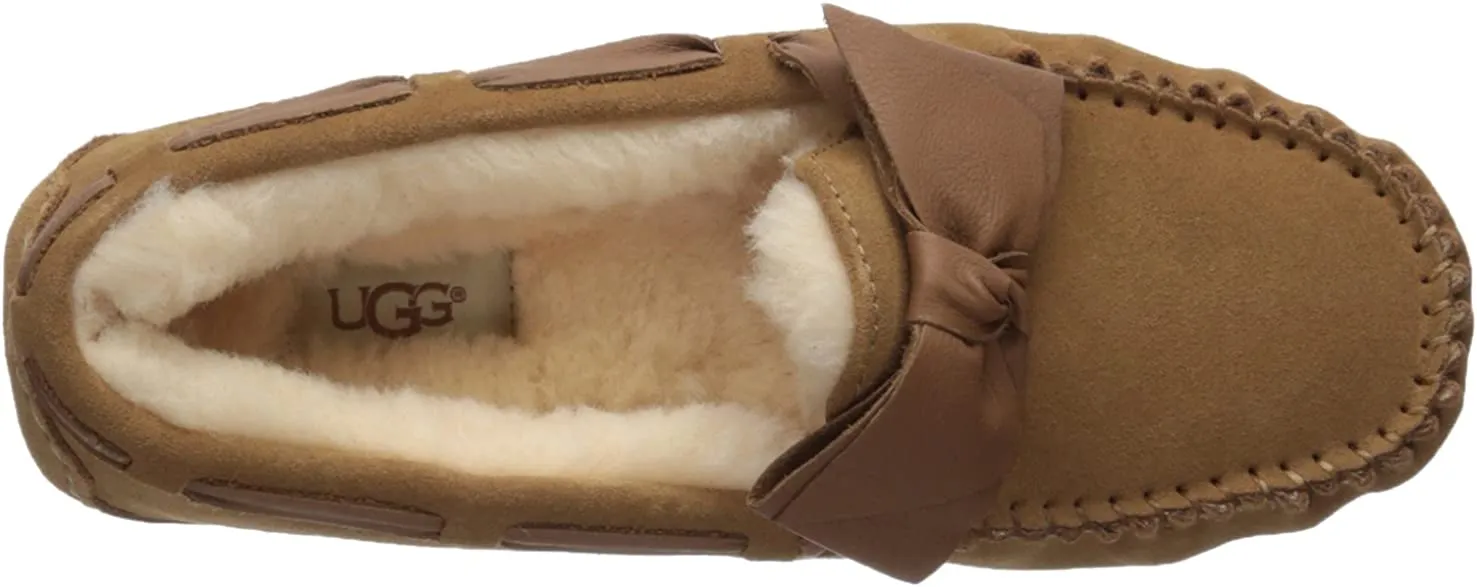 UGG W DAKOTA LEATHER BOW