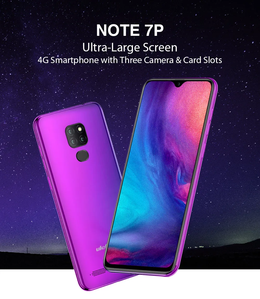ULEFONE NOTE 7P Quad-core 64-bit 2.0GHz Mobile Phone 6.1-inch HD- in Cell Phone Gold