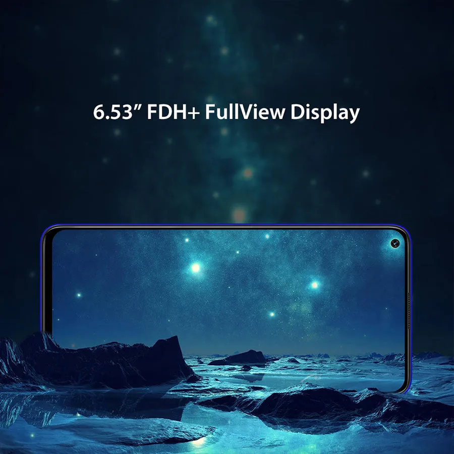 UMIDIGI F2 Android 10 6.53-inch FHD 6GB 128GB 48MP Smartphone blue