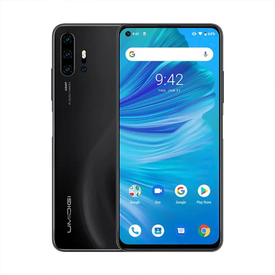 UMIDIGI F2 Android 10 6.53-inch FHD 6GB 128GB 48MP Smartphone blue