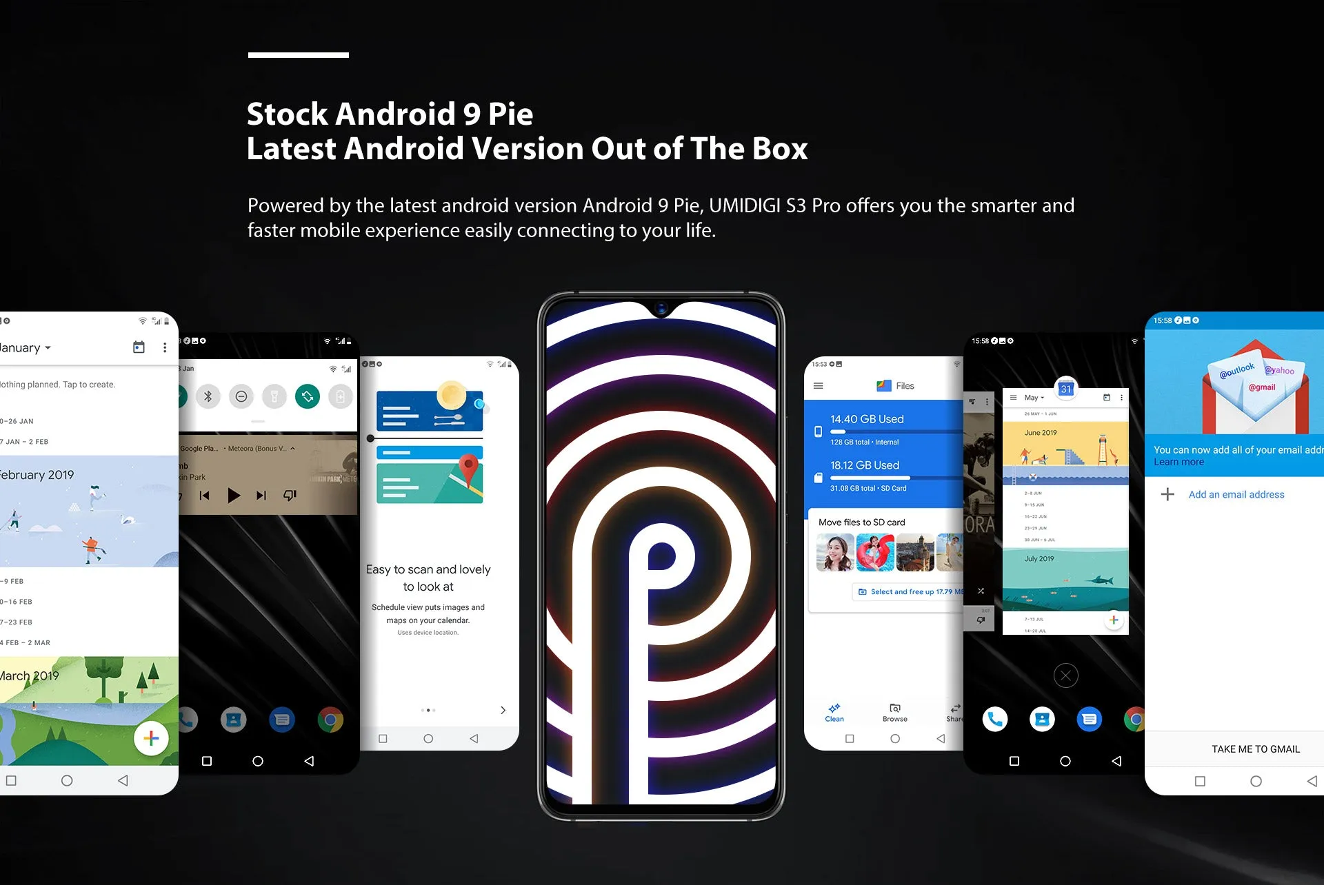UMIDIGI S3 Pro 4G Phablet 6.3 inch Android 9.0 6GB RAM 128GB ROM 20.0MP Front Camera Fingerprint Sensor 5150mAh Built-in Non-EU