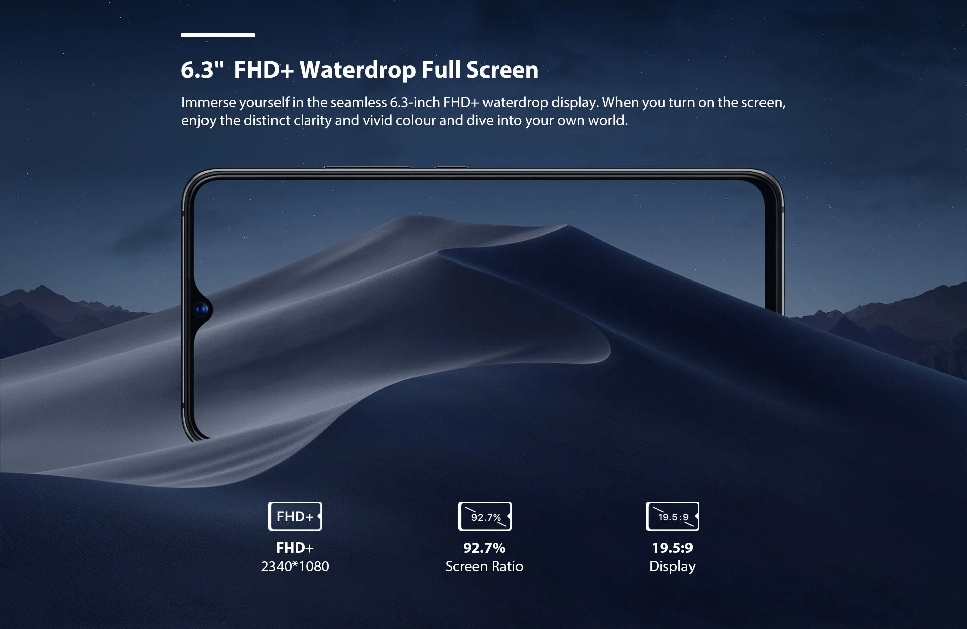 UMIDIGI S3 Pro 4G Phablet 6.3 inch Android 9.0 6GB RAM 128GB ROM 20.0MP Front Camera Fingerprint Sensor 5150mAh Built-in Non-EU