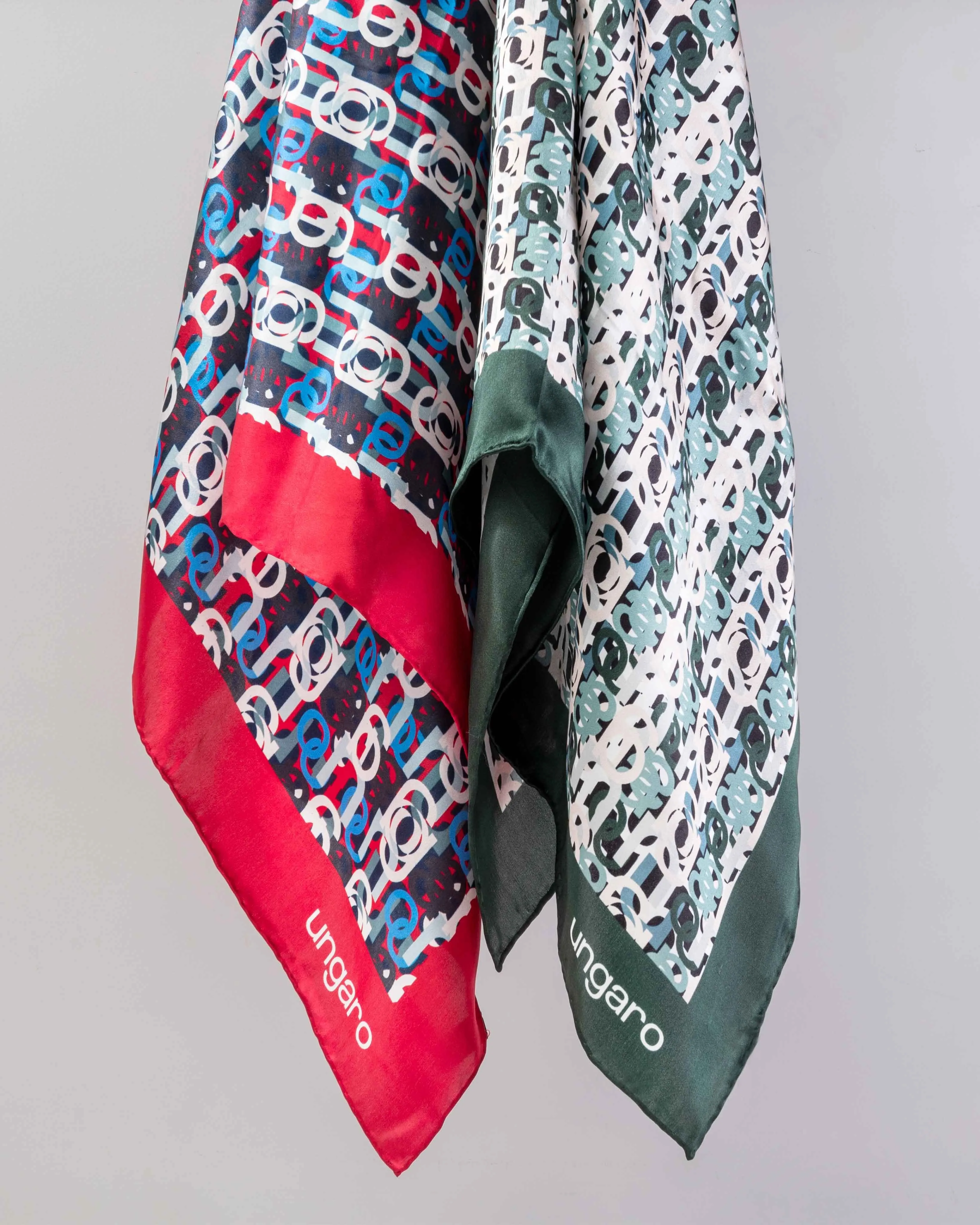 Ungaro UFL238P-Silk scarf Umberta Red