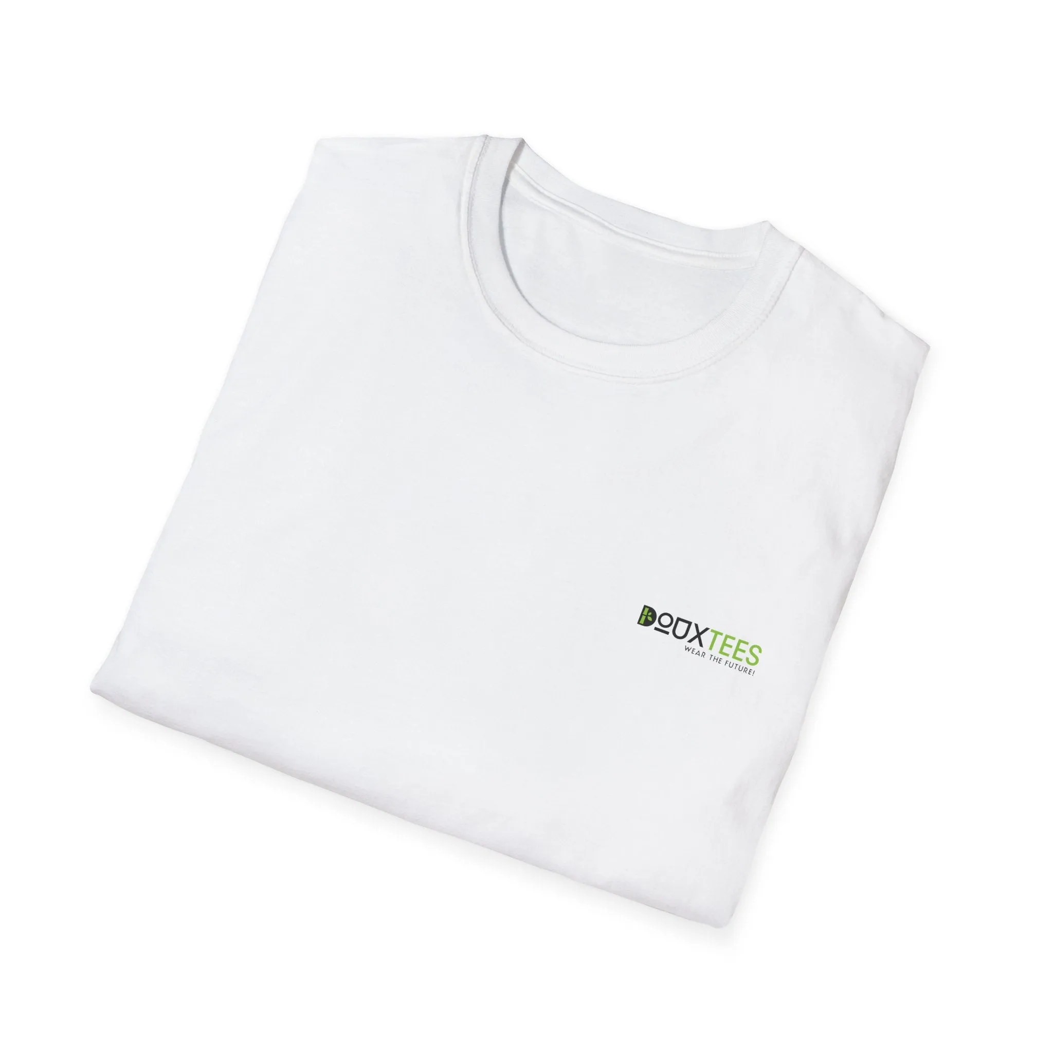 Unisex  Bamboo Viscose T-Shirt Douxtees brand merchandise, featuring our logo.