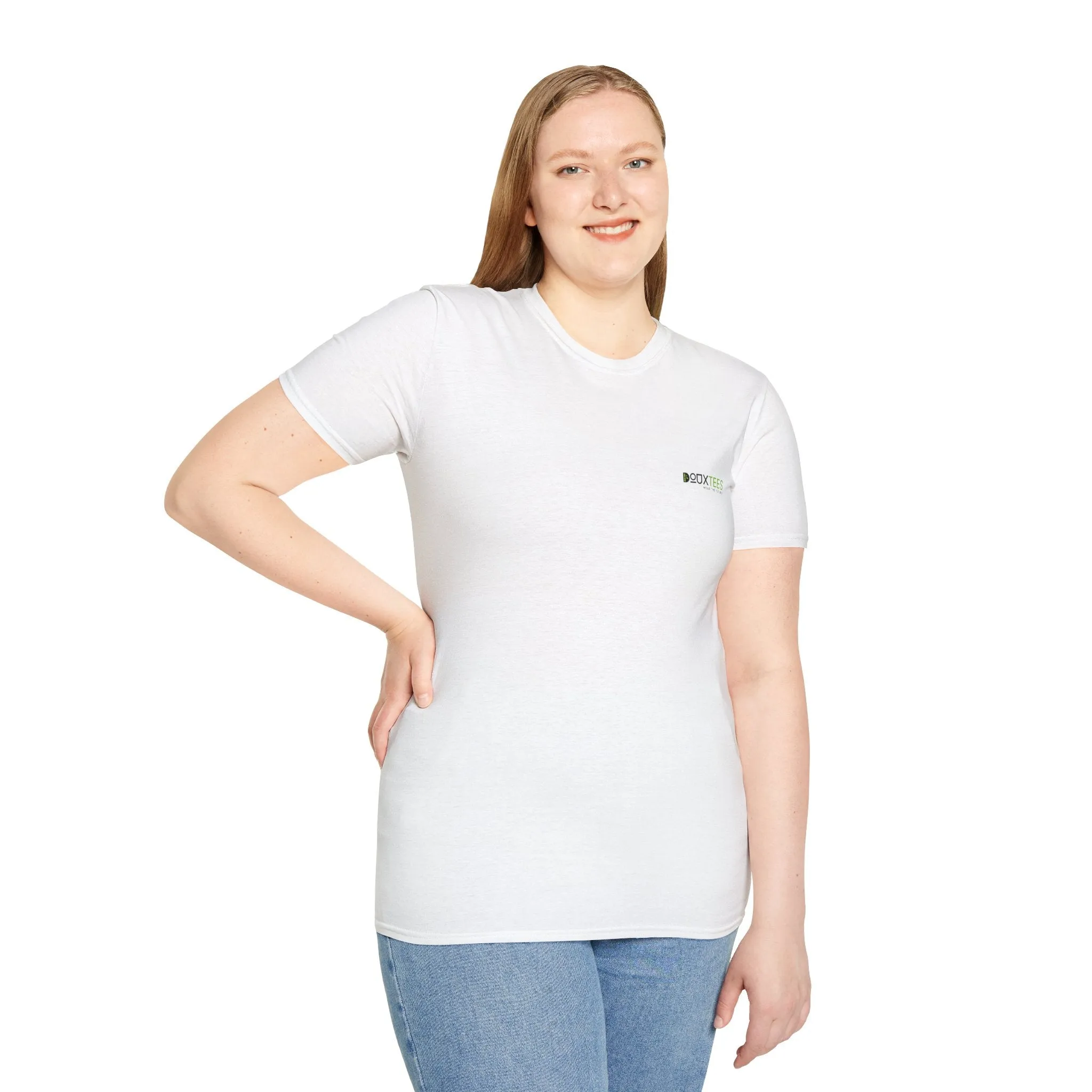Unisex  Bamboo Viscose T-Shirt Douxtees brand merchandise, featuring our logo.