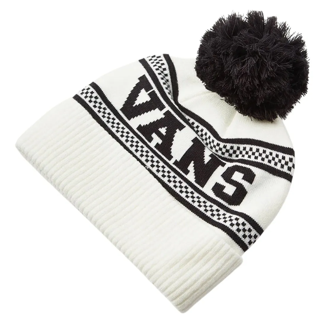 Vans Check Pom Beanie - Marshmallow