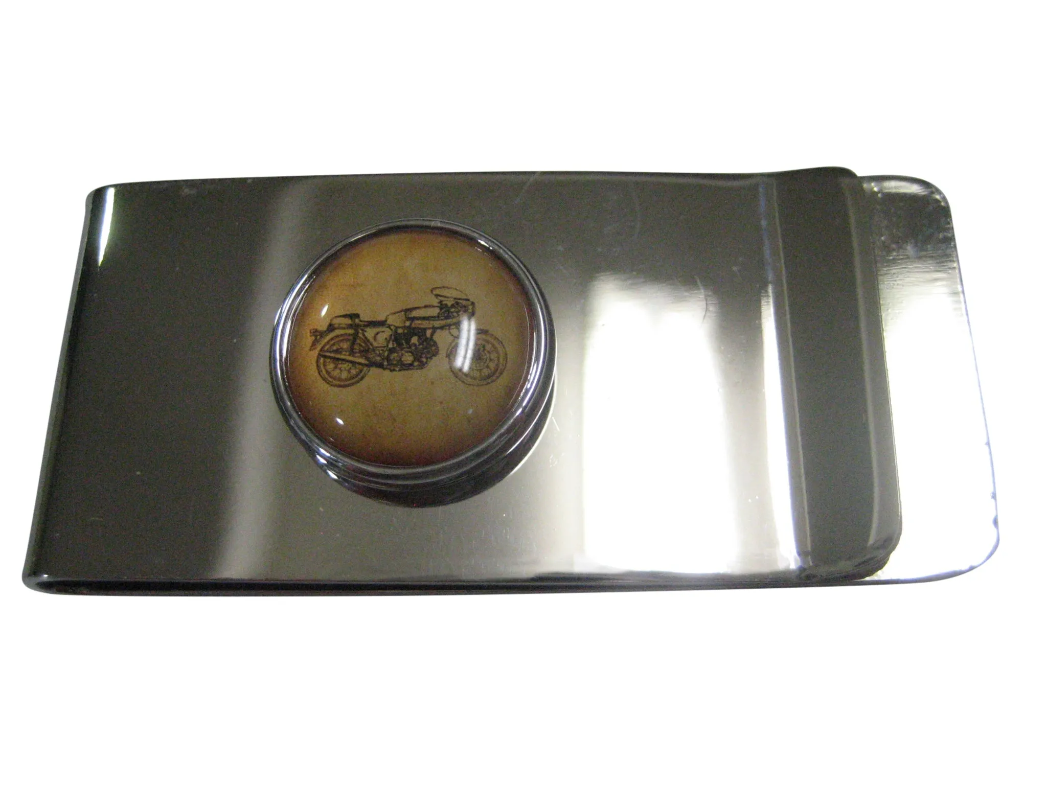 Vintage Looking Motorcycle Money Clip