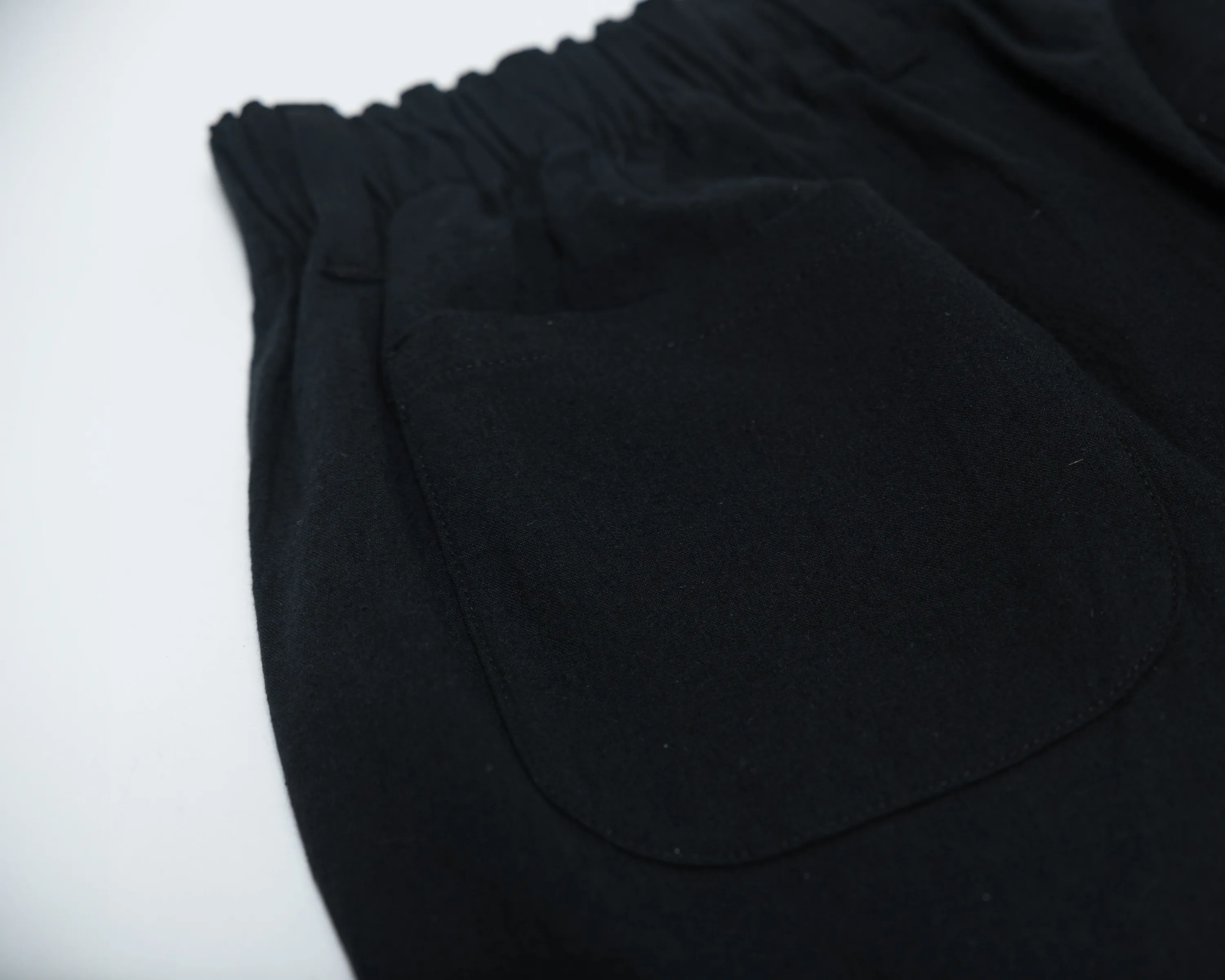 Walk Short 002 - Black Linen / Cotton