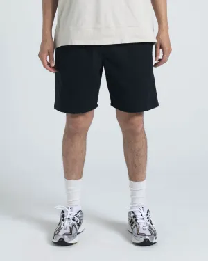Walk Short 002 - Black Linen / Cotton