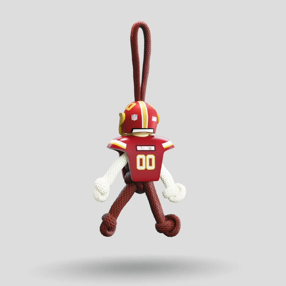 Washington Commanders Paracord Buddy Keychain