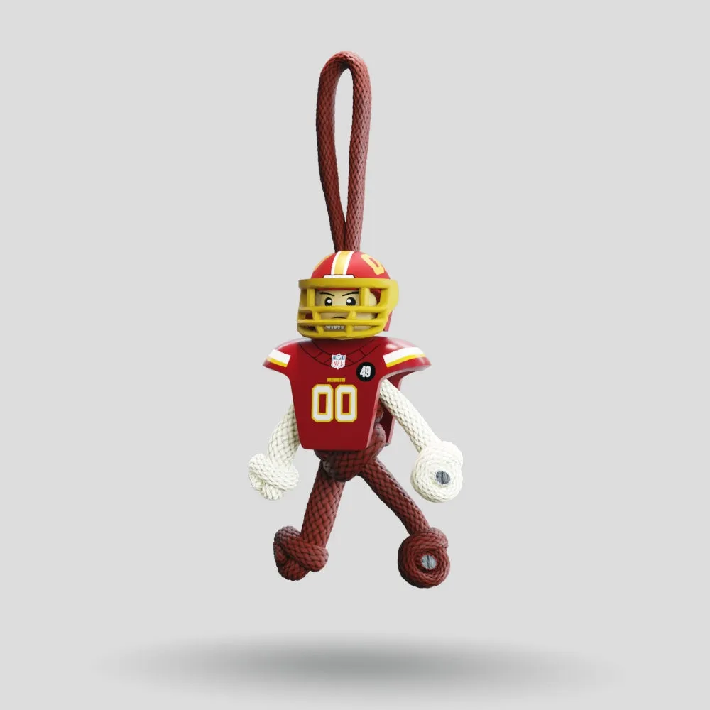 Washington Commanders Paracord Buddy Keychain