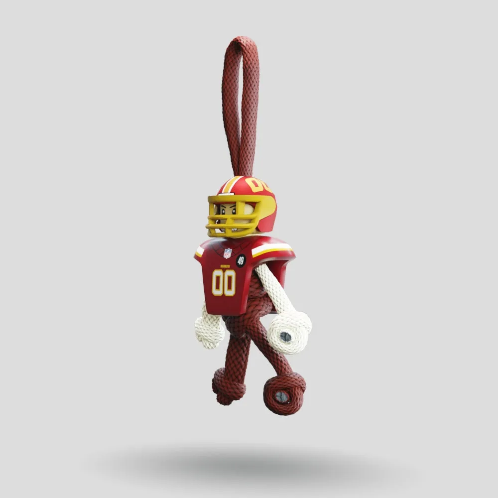 Washington Commanders Paracord Buddy Keychain
