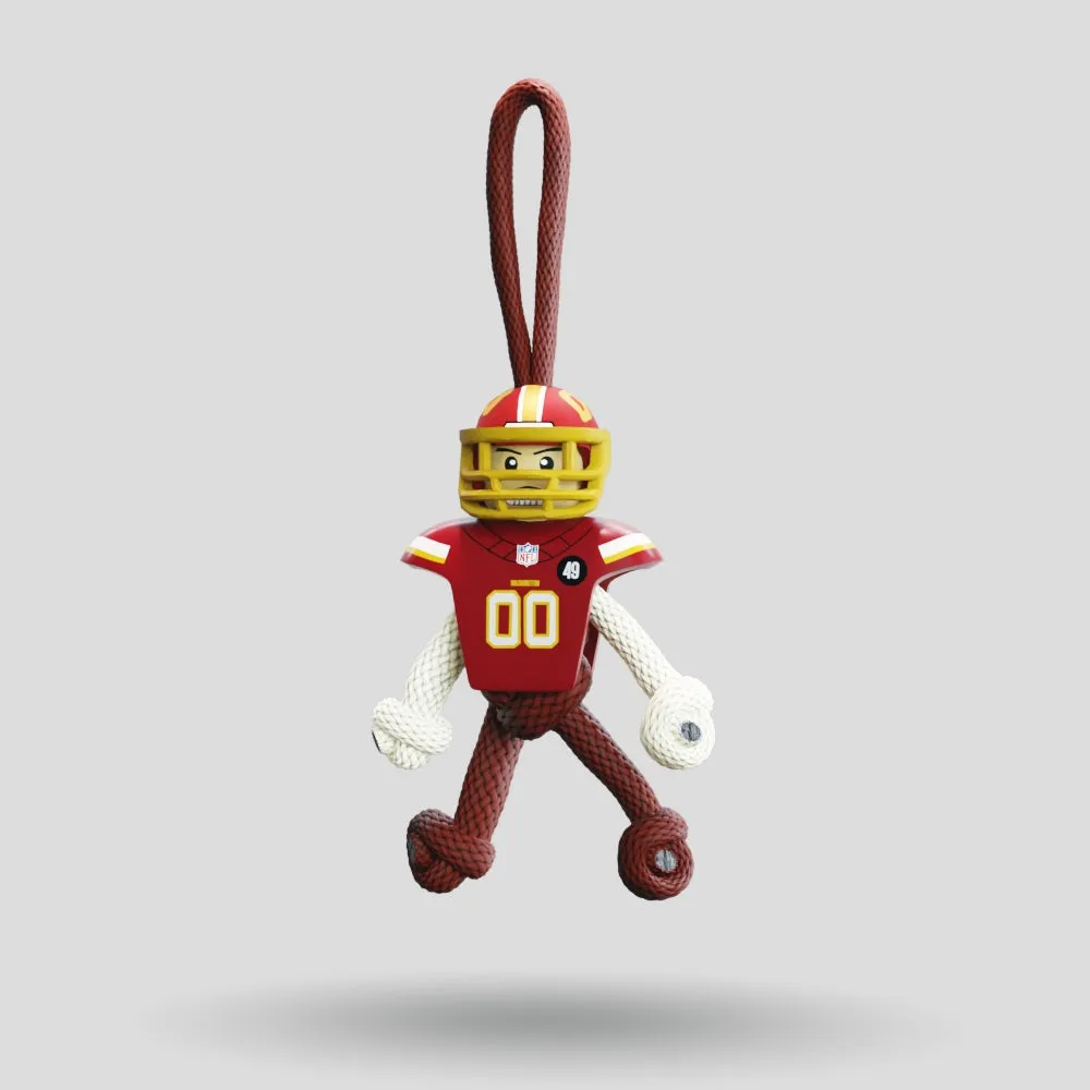 Washington Commanders Paracord Buddy Keychain