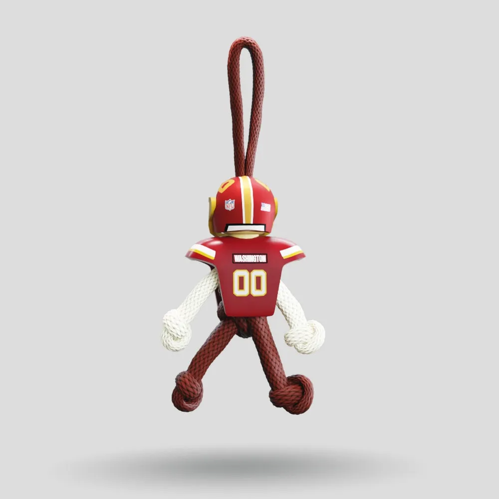 Washington Commanders Paracord Buddy Keychain