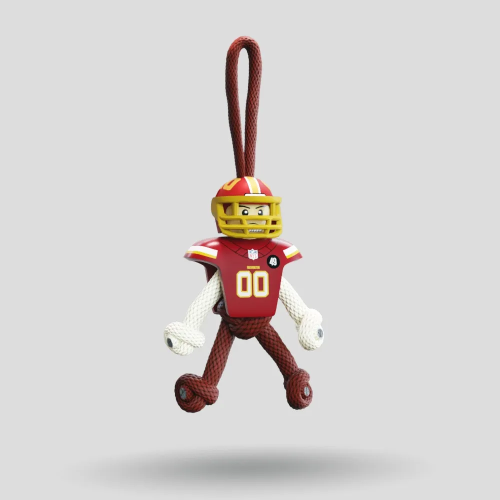 Washington Commanders Paracord Buddy Keychain